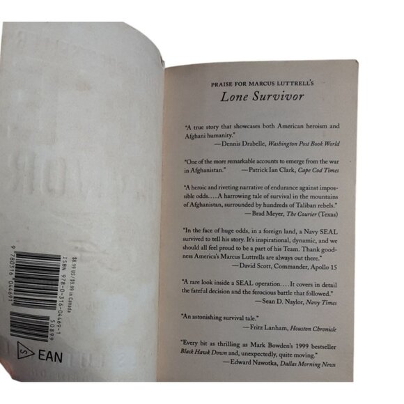 Lone Survivor The Eyewitness Account of Operation Redwing Marcus Luttrell - Picture 3 of 8